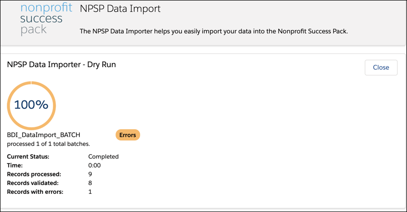 Verify Your Upload with Dry Run