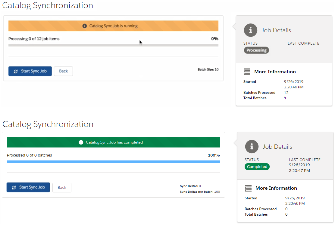 XOM Administration Panel Options