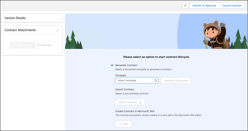 Create A Contract From A Standard Or Custom Object