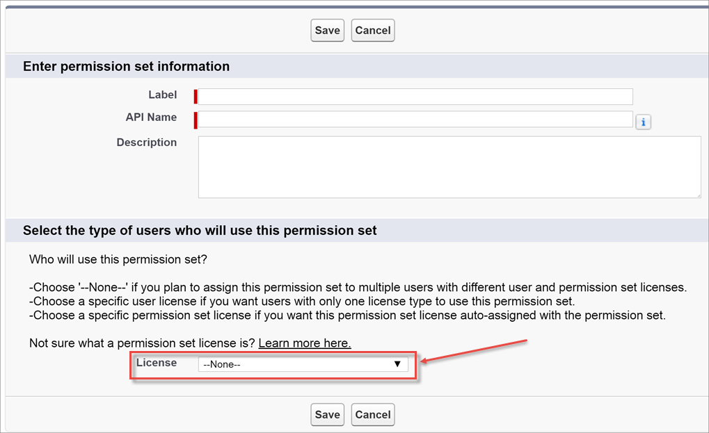 Create a Permission Set Associated with a Permission Set License
