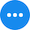 Pending icon; a blue circle with three white dots inside it