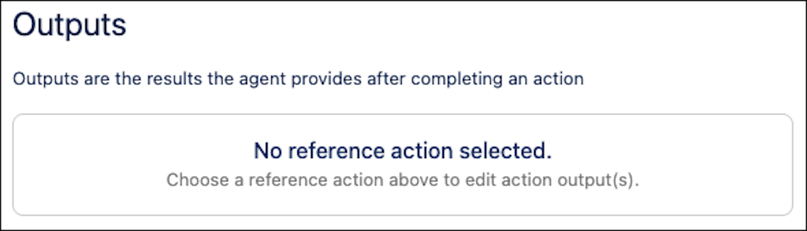 An empty output for an MCP tool action in an agent
