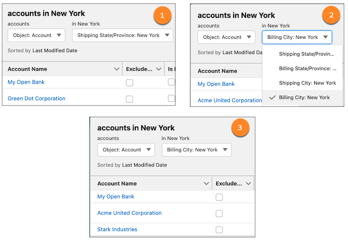 Filters that change natural language search results
