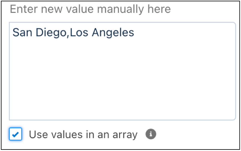 Array with San Diego,Los Angeles