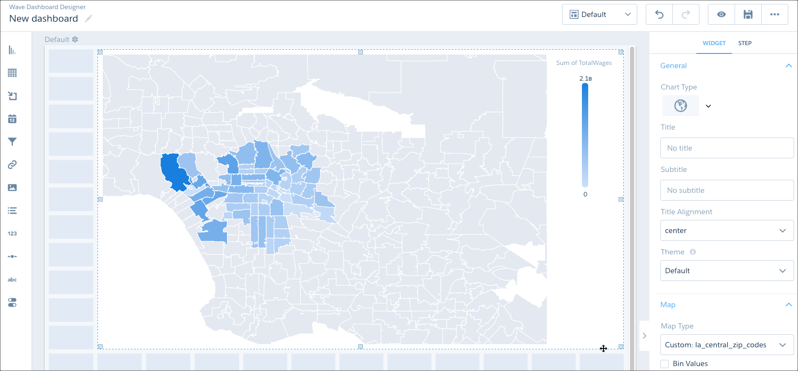 map chart of central los angeles zip codes