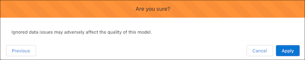 Quality Alerts - prompt to confirm ignoring an alert