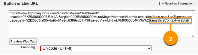 Change URL context
