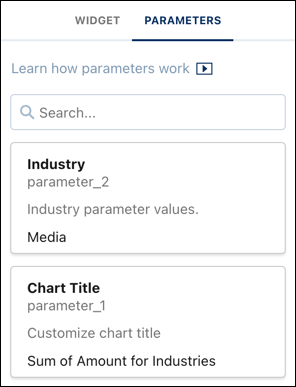 Lista över parametrar