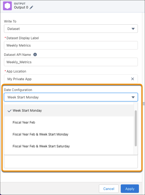 Active la configuración del año fiscal en Configuración de Preparación de datos.