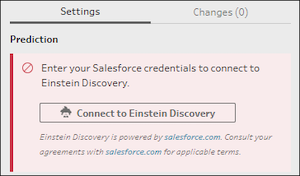 Connessione a Salesforce per accedere a Einstein Discovery