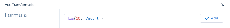 在选择建议时预填充公式字段中的公式