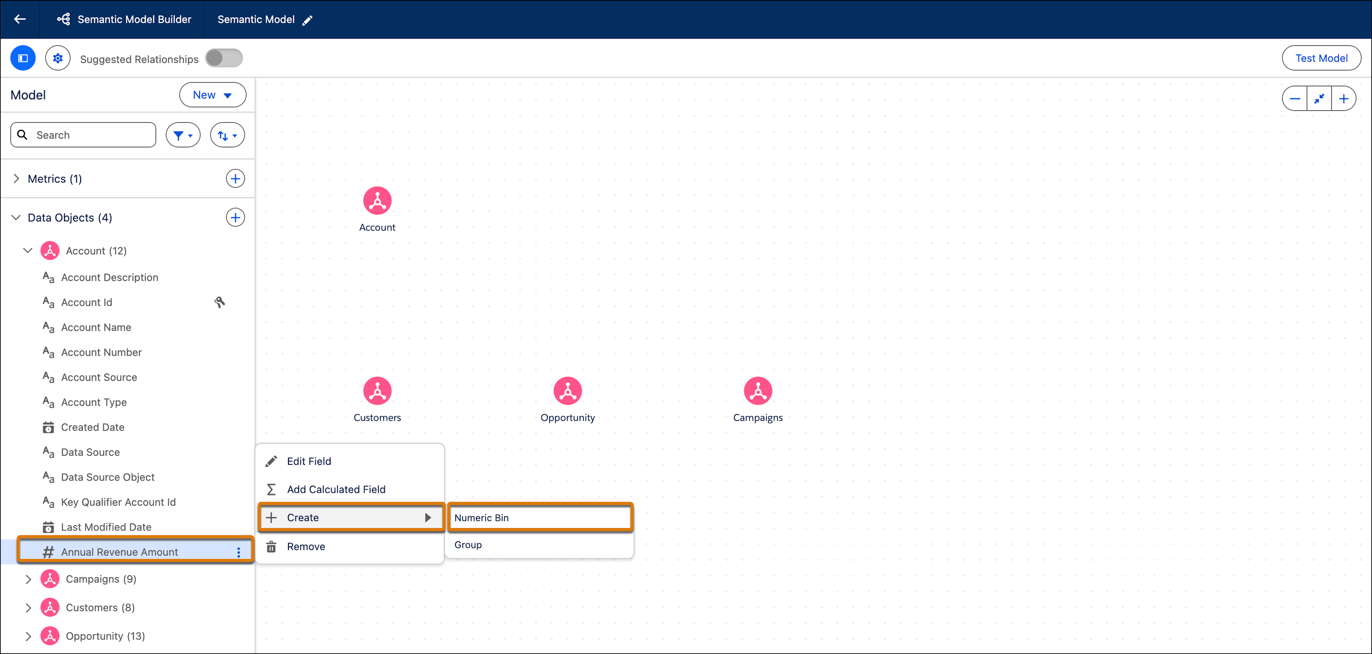 Create Numeric Bin