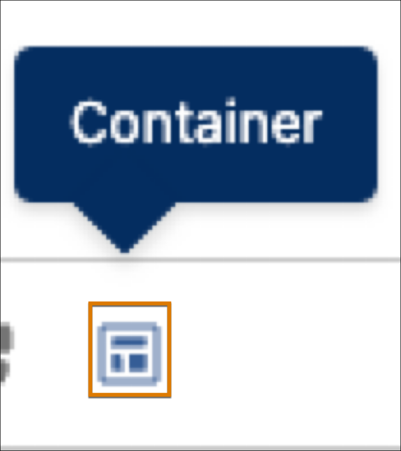 Widget contenitore