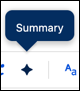Widget de resumo