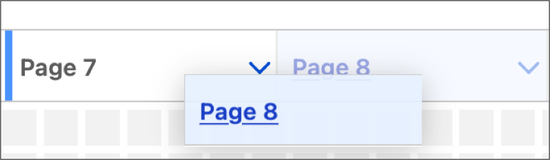 More page actions