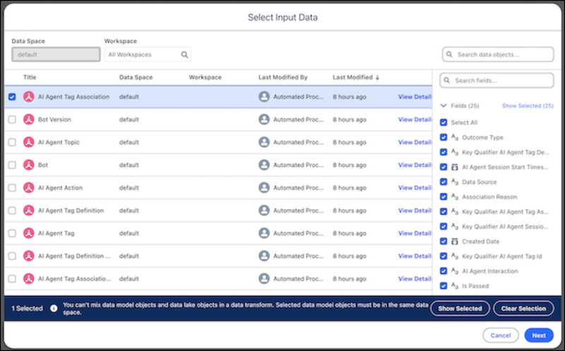 Add an input node to a Batch Data Transform