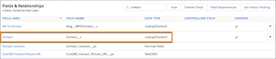 Contact__c custom lookup field in Object Manager