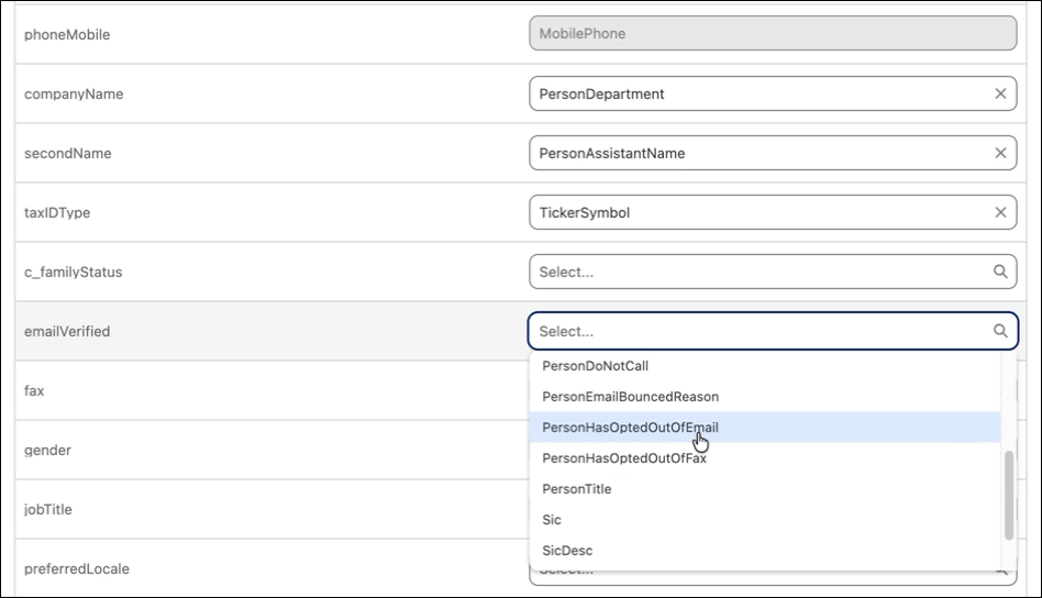 Attribute Mappings section showing custom attribute mapping configuration