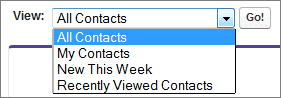 Example of the View options