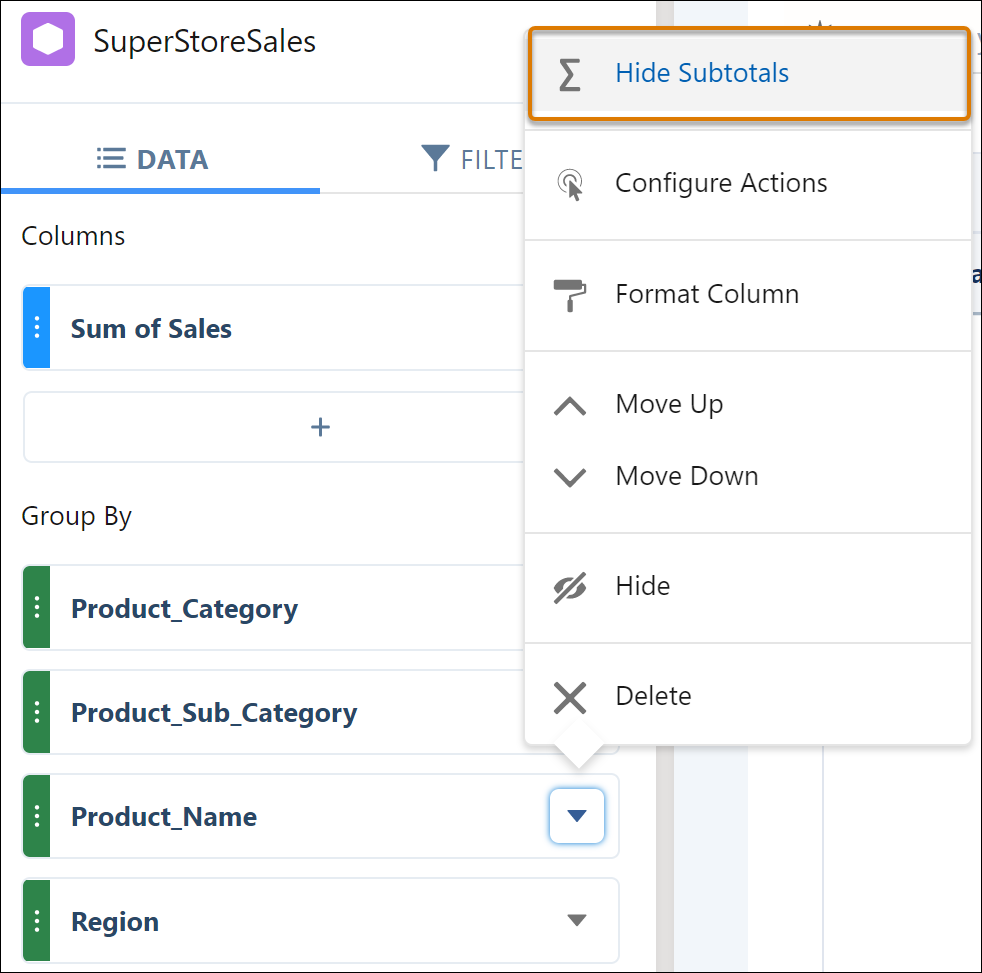 組織和摘要樞紐分析表中的資料
