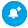 Imagen que muestra el icono de notificación móvil