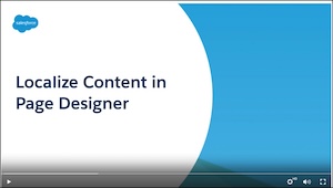 Localize Content in Page Designer title screen