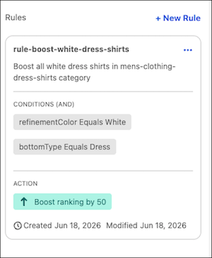 Boost rule details