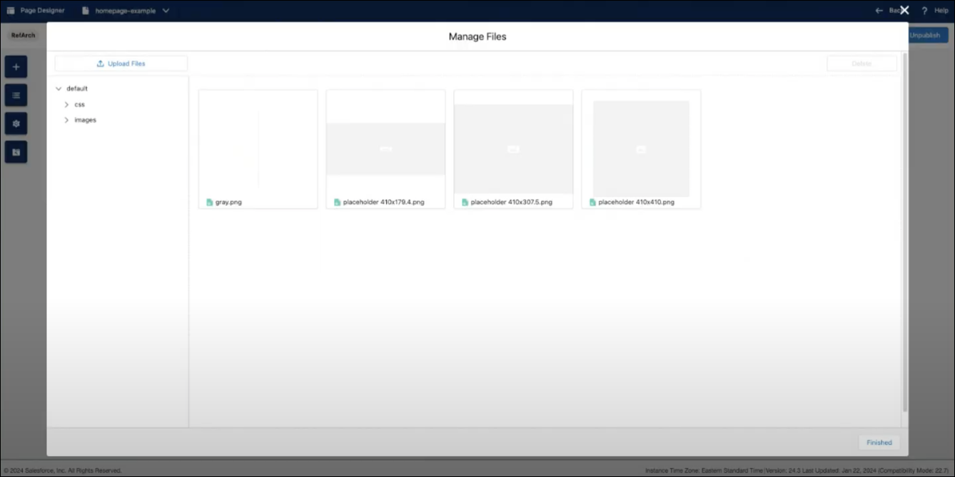 Page Designer Image Picker