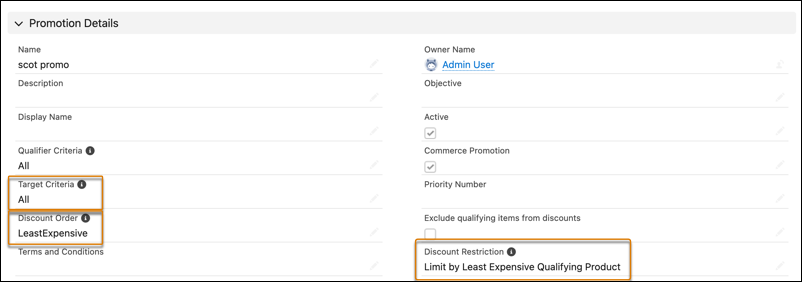 Add qualifiers for BOGO promotion deals.