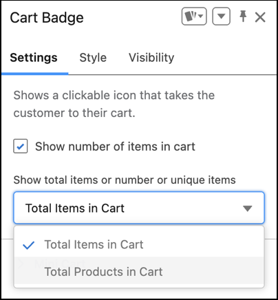 Multiple Carts Menu Component