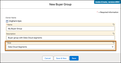 Create a New Buyer Group