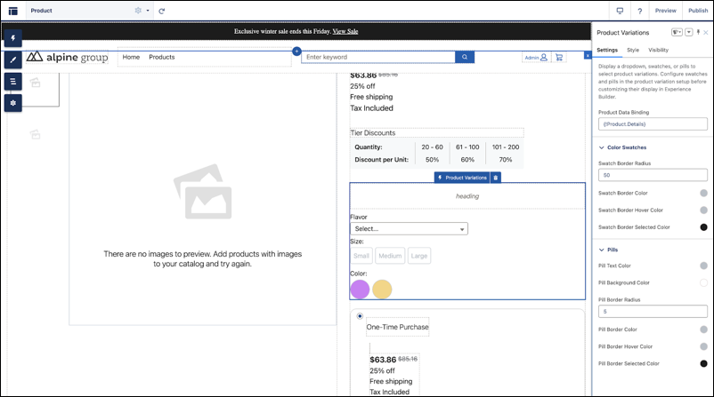 Result display settings