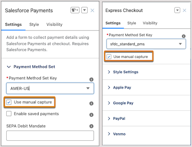 Manual capture in Experience Builder