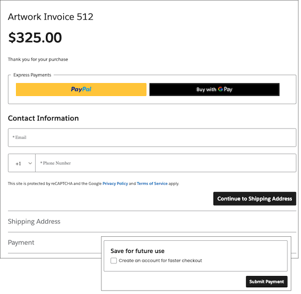 Updated Pay Now payment page