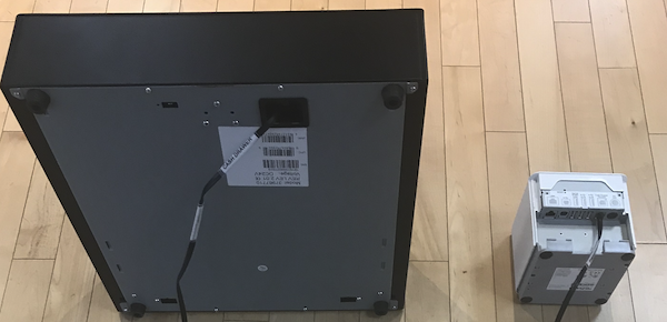 The cash register connected to the Star Micronics printer.