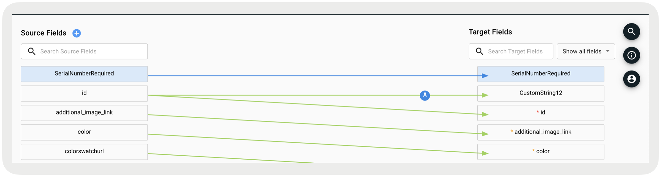 The CMS shows the mapping for sterilize product.