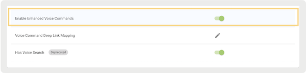 The Enable Enhanced Voice Commands setting in Point of Sale CMS