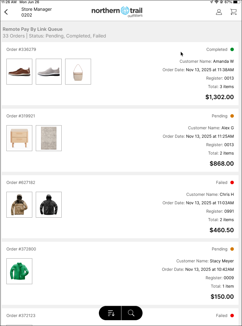 A screen displays options for Global Blue integration in Point of Sale CMS.