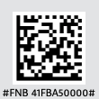 The manual scan mode barcode for automatic scanning.
