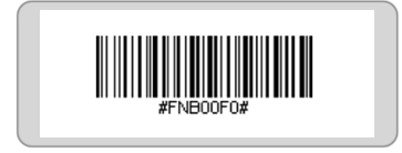 The Socket Mobile Scanner default barcode
