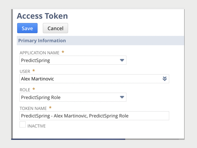 A screen shows access token settings.