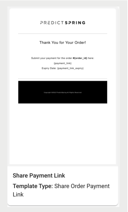 An email says thank you for an order and includes payment information.