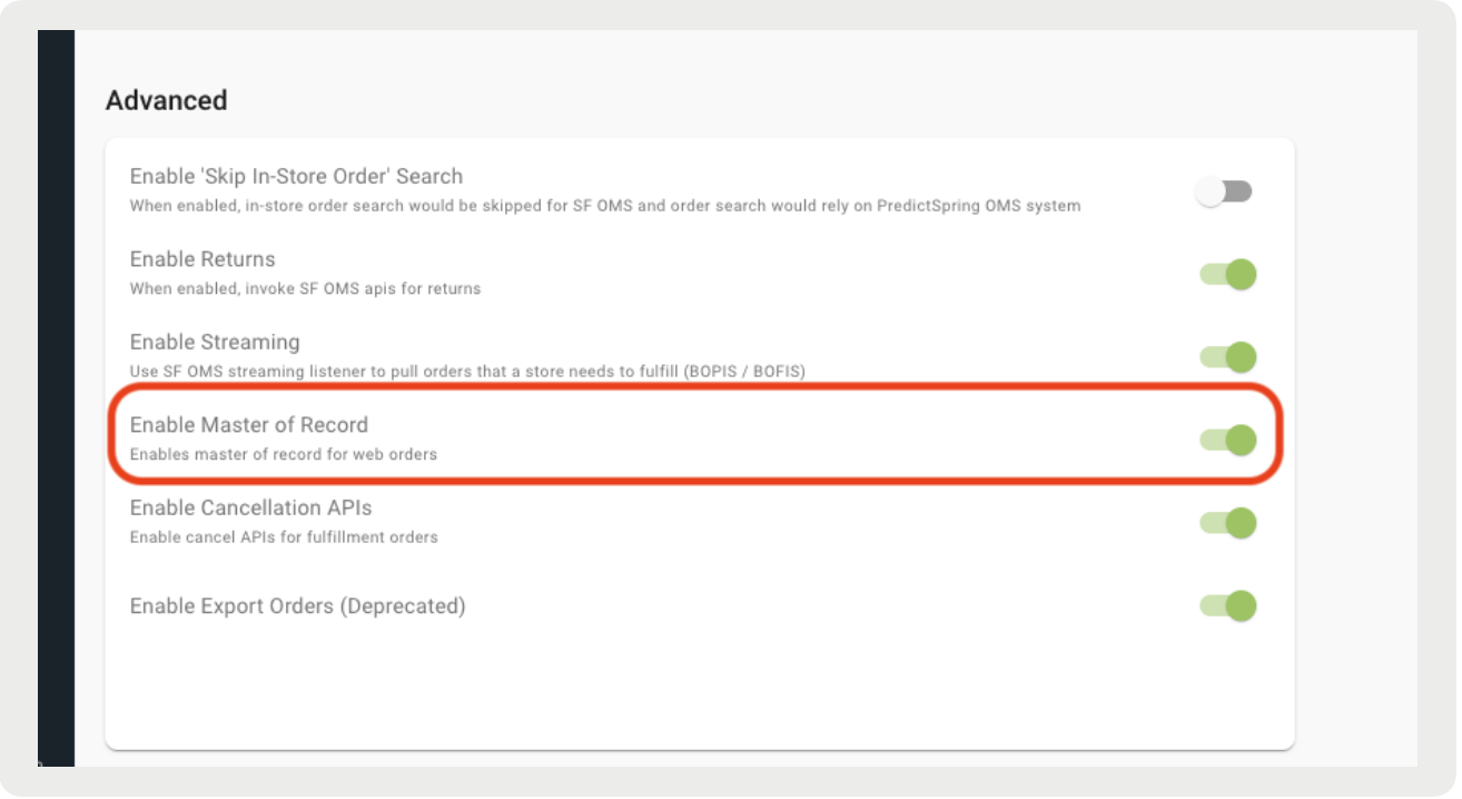 A settings screen displays a list of advanced options.