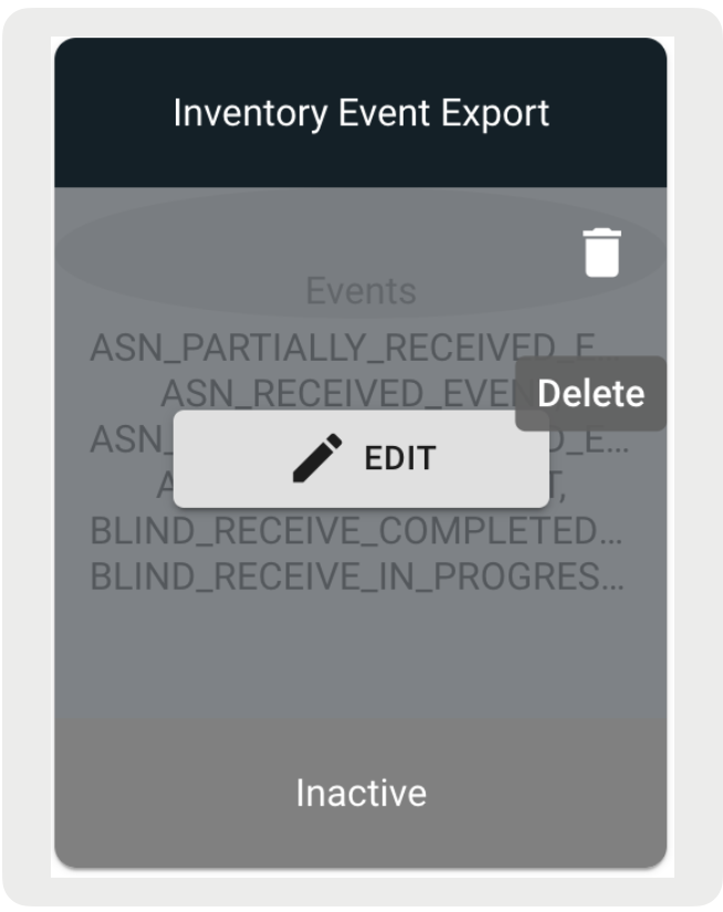 A screenshot showing the delete icon.