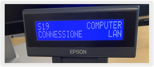 IP address of register connected to printer