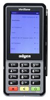 A list of available Wi-Fi networks in the Ayden Terminal