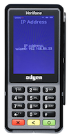 The Ayden Terminal's IP address.