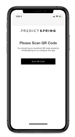 A screen that notifies you to activate the POS App