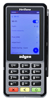 Wi-Fi turned on in the Ayden Terminal