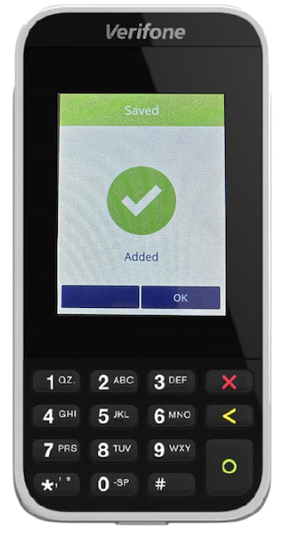 The screen showing the PSK password is saved.